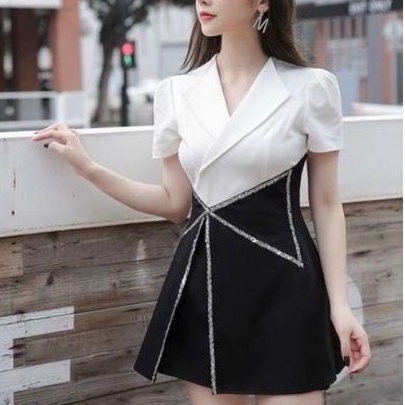 SET Vest &quot;Bigsize&quot; Viền Nơ Nhũ