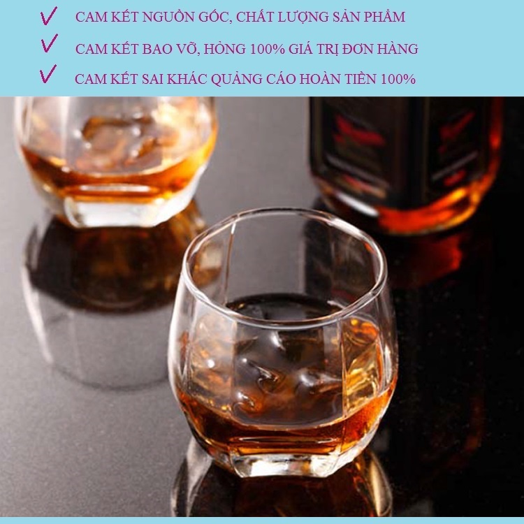 Cốc Thủy Tinh Uống Nước Uống Rượu Đẹp Chịu Nhiệt Tốt Ocean Jubilee Rock B22712 Dung Tích 340ml