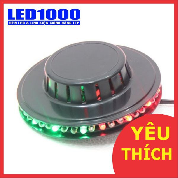 Đèn led xoay 7 màu - ĐÈN LED XOAY 7 MÀU ĐĨA BAY - MSP: 158