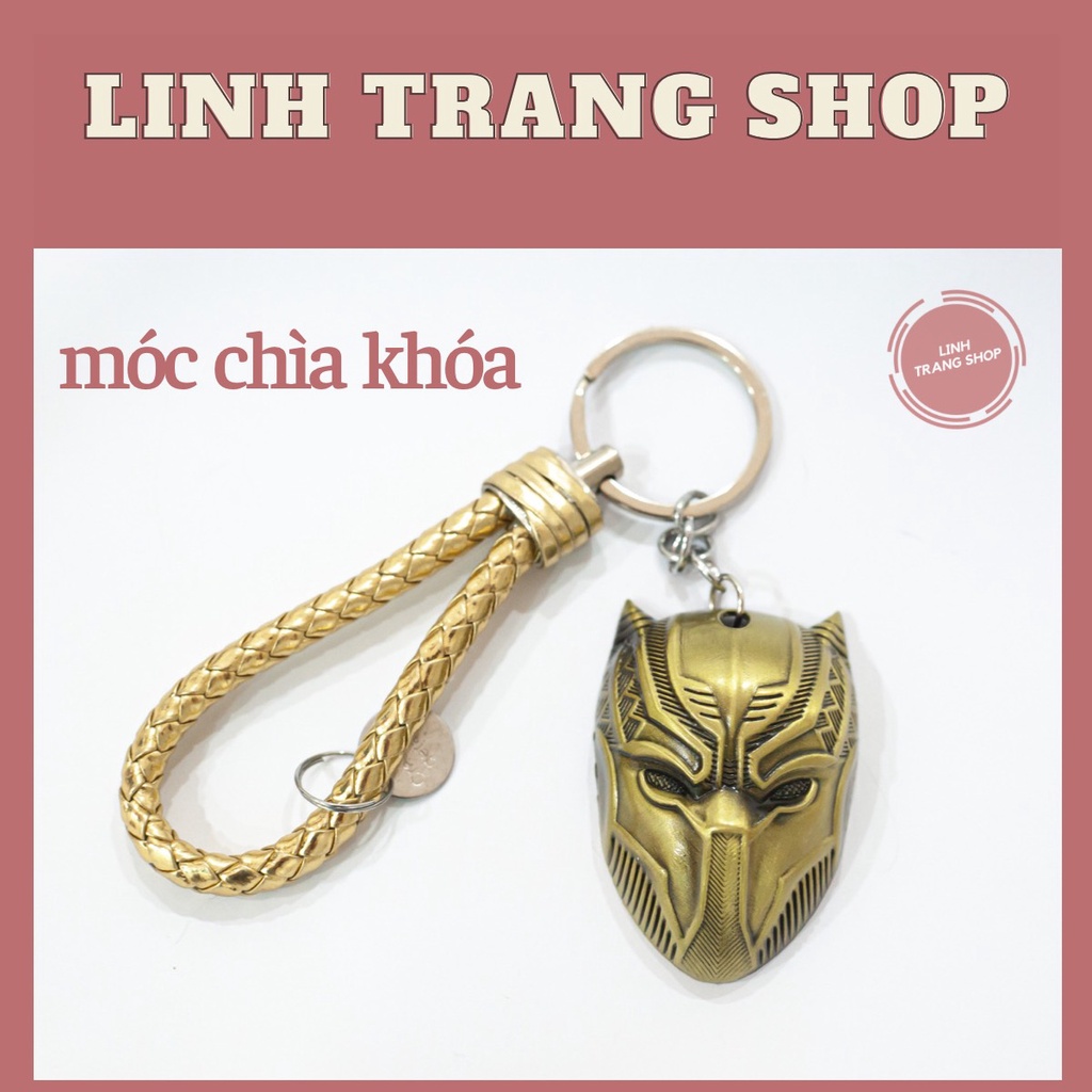 Móc chìa Khoá Hình Mặt Nạ Báo Đen, Móc Khoá Keychain Mặt Nạ Báo Đen Cá Tính