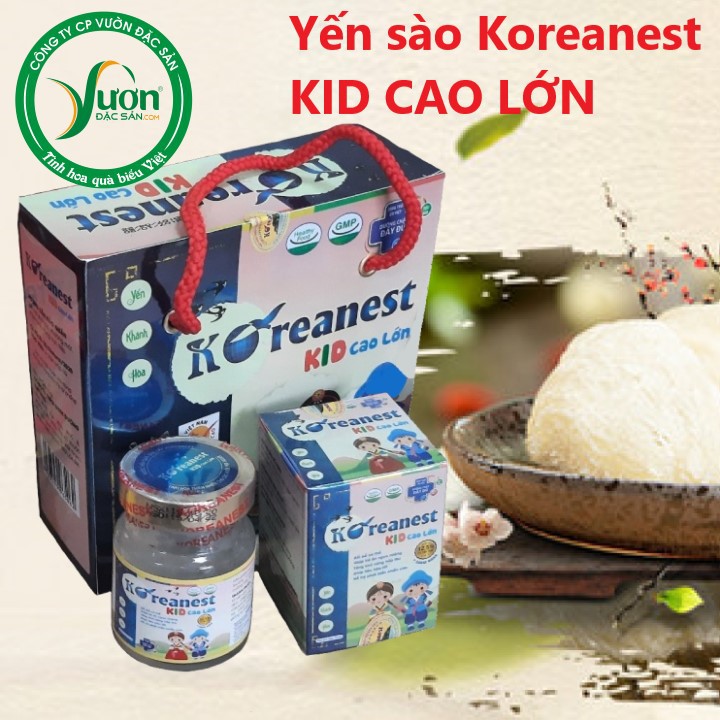 Nước yến sào Koreanest (Xách 06 lọ 70ml) - Lựa chọn ( KID , DINH DƯỠNG , KID CAO LỚN)