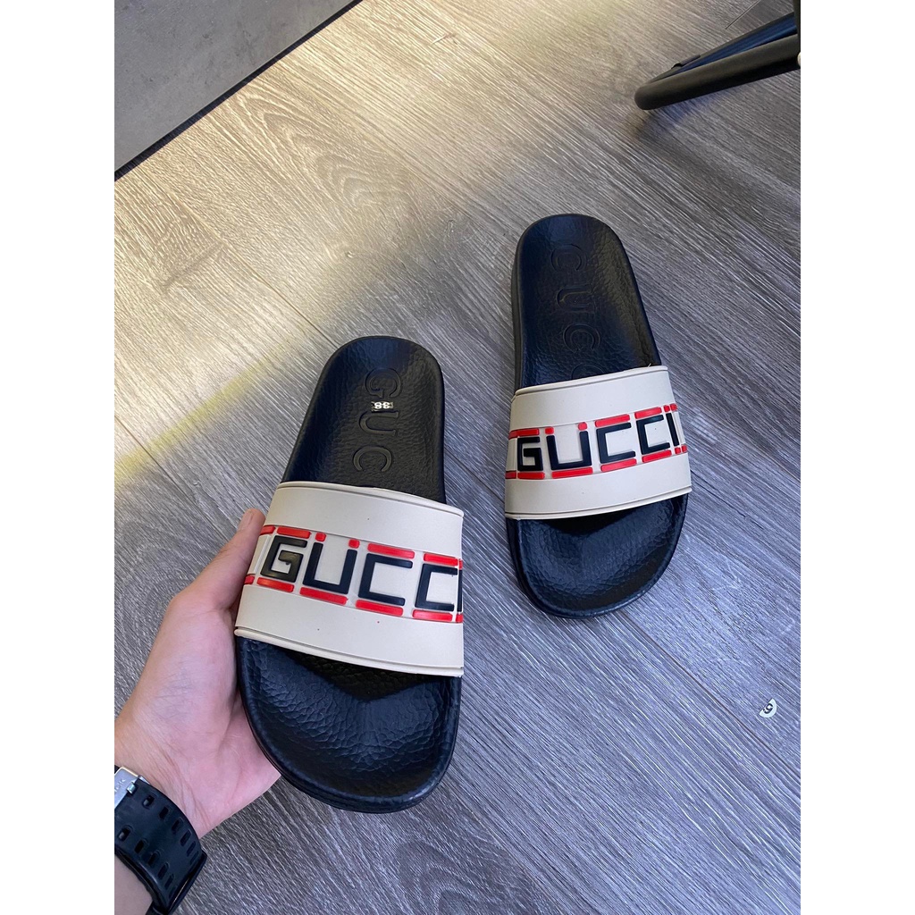 Dép Thời Trang Quai Ngang Nam Cao Cấp GUCCI Bản Đế Super