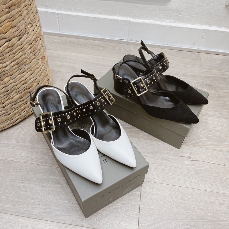 Sandal Cnk Trắng Đen Full Size 35-39  -  By Anh Dinh Phuong
