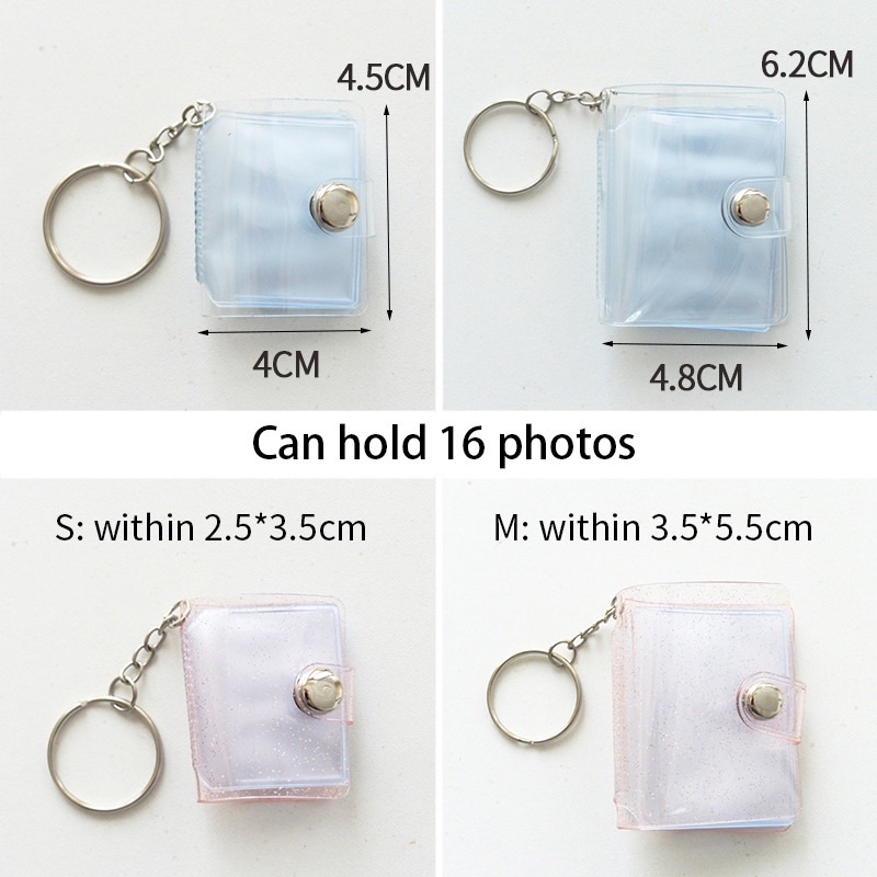 Móc khóa album ảnh mini free in ảnh theo yêu cầu dễ thương độc lạ, móc chìa khoá xe máy