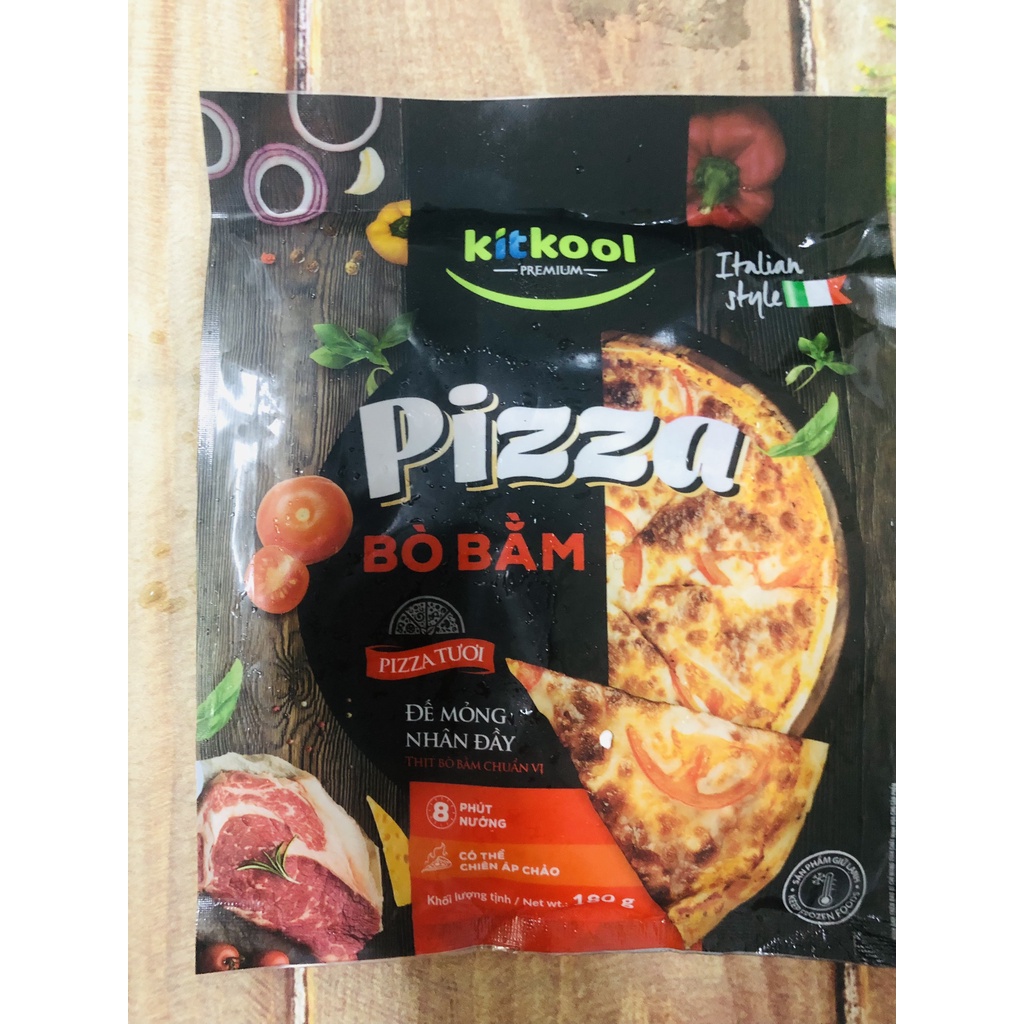 bánh Pizza bò bằm, xúc xích, hải sản gói 180g | BigBuy360 - bigbuy360.vn