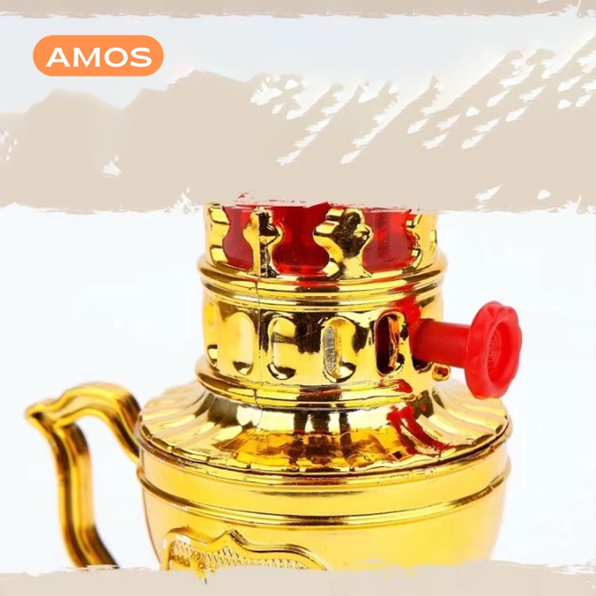 Đèn thờ vĩnh cửu AMOS sử dụng pin thiết kế cổ kính hài hoà trang nghiêm