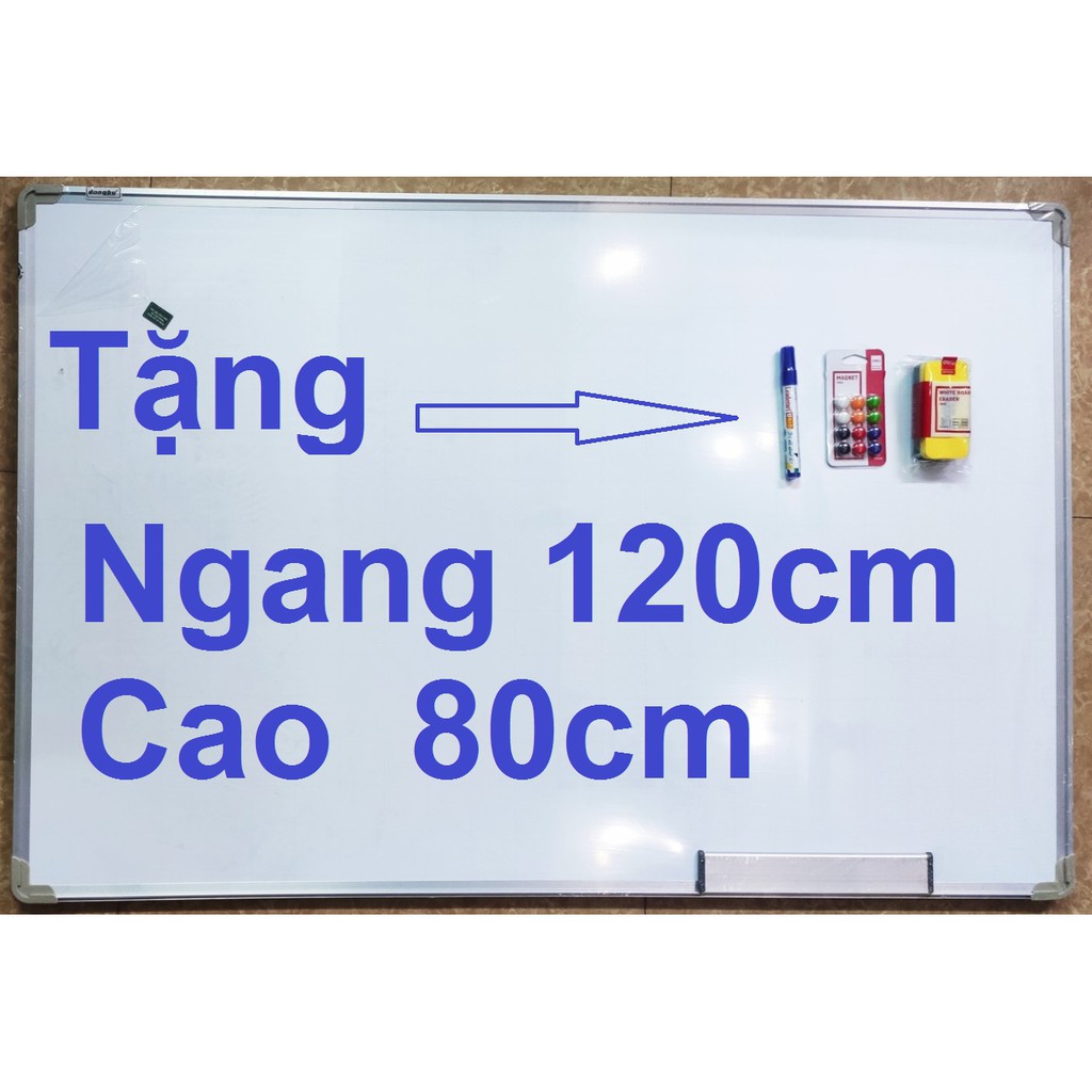 Bảng Từ Trắng Dk Hàn Quốc 80 x 120cm tặng nam châm.bút + lau bảng