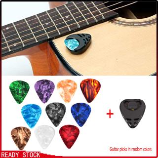 Combo 10 phím gảy đàn guitar/bass/ukulele kèm hộp đựng