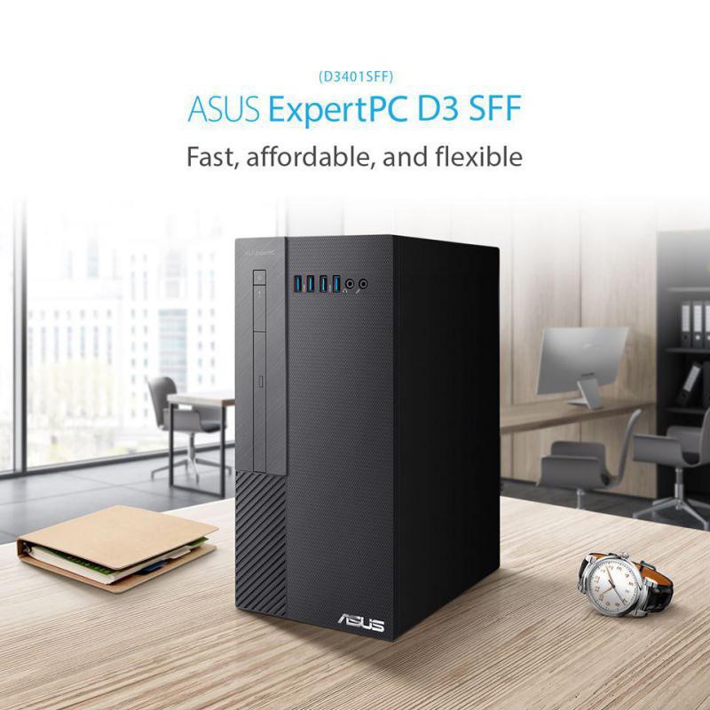 Máy Tính Để Bàn Asus ExpertPC D3401SFF-I3910041UE Core i3-9100/4GB DDR4/1TB HDD/Linux | BigBuy360 - bigbuy360.vn
