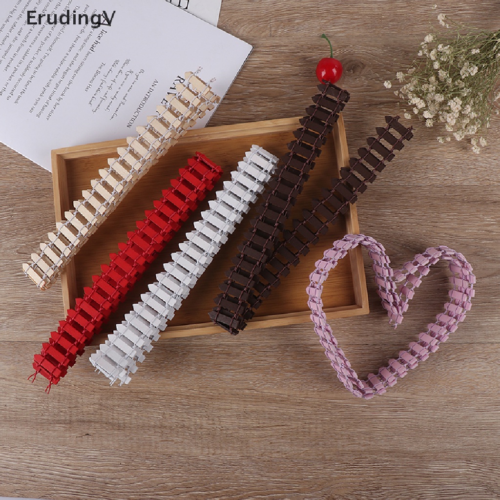 [ErudingV] Hàng Rào Gỗ Mini 1M Trang Trí Chậu Cây Bonsai