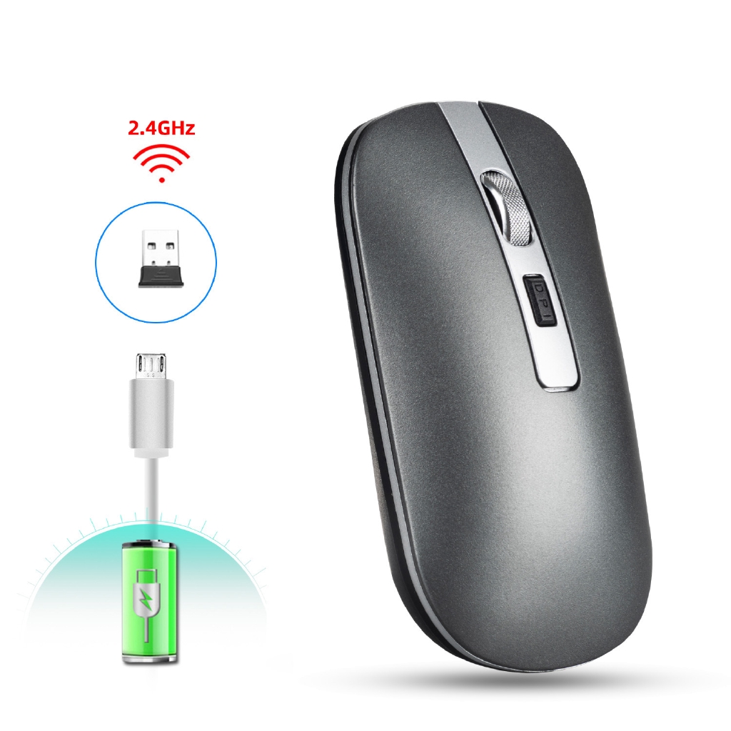 Chuột Máy Tính Không Dây Ykv M30 2.4g 500 Mah