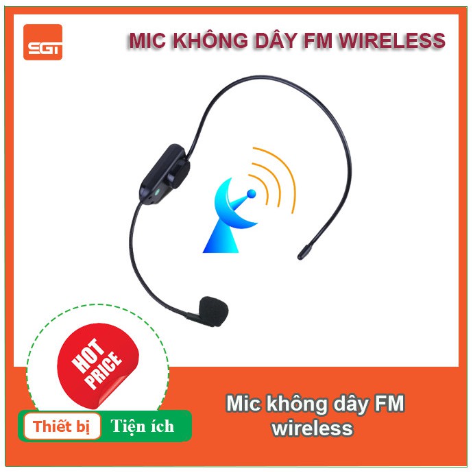 MIC không dây dùng với loa trợ giảng