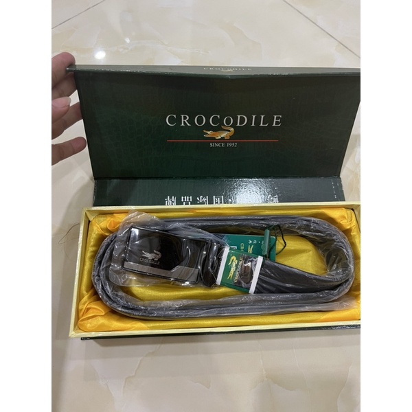 DÂY THẮT LƯNG CÁ SẤU CROCODILE ĐẸP