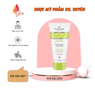 [Dr.Duyên] Sữa Rửa Mặt Floslek Cho Da Nhờn Mụn - Floslek Anti Acne Bacterial Face Cleansing Gel 200ml