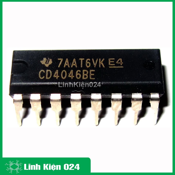 IC chức năng CD4046 16P hai loại CD4046BE, CD4046BM