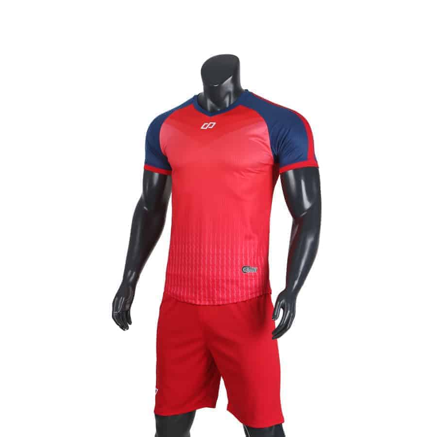 Đồ Đá Bóng Không Logo Vitar Đỏ - Đồ Thể Thao Nam Nữ Cao Cấp CP Sport