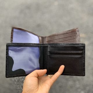 Ví nam da thật dập vân cá sấu