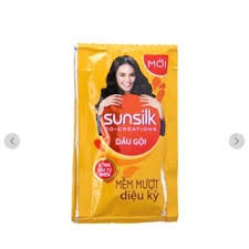 Dầu gội sunsilk vàng dây 12 gói x 6g