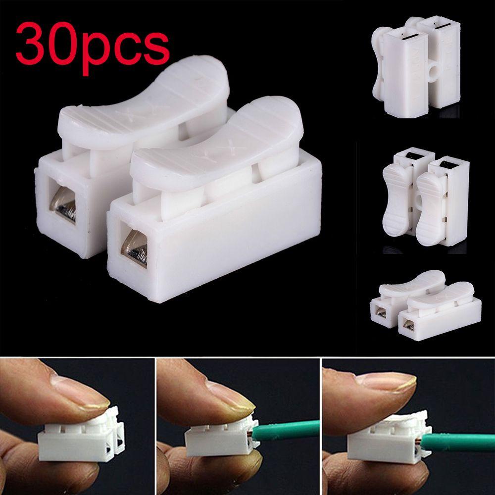FOREVER Set 30 Đầu Kẹp Nối Dây Cáp 2P Không Bán Nhanh Chóng Tiện Dụng