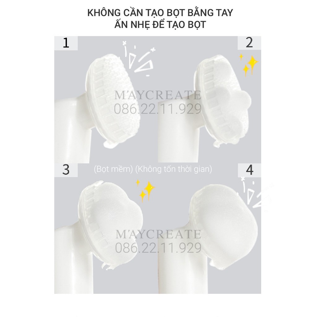 Sữa Rửa Mặt Tạo Bọt Đầu Cọ Maycreate Hàng Nội Địa Trung. | BigBuy360 - bigbuy360.vn