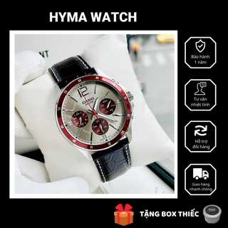 Đồng hồ nam dây da cao cấp Casio MTP 1374L-7A1 Mặt trắng 6 kim Size 42mm Chống nước 5ATM Bảo hành 1 năm Hyma watch
