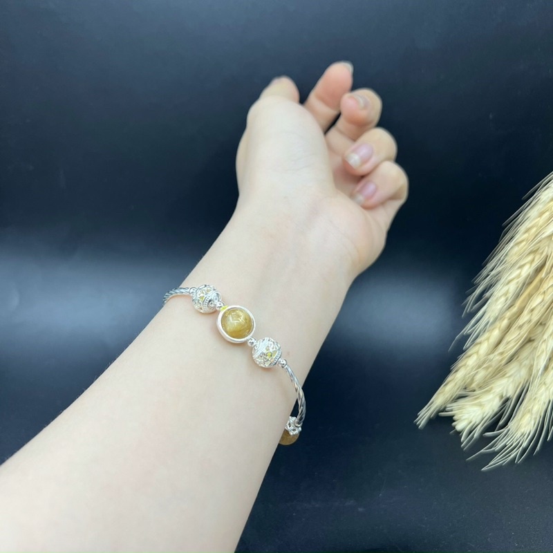 Vòng tay phong thủy may mắn phối Bạc 925