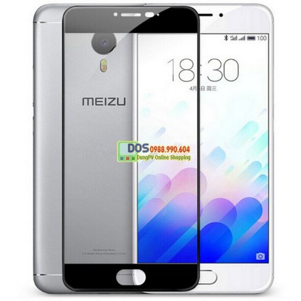 Miếng dán cường lực Meizu M5 Note full màn hình