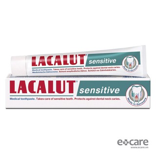 Lacalut Sensitive 75ml - Kem đánh răng giảm ê buốt