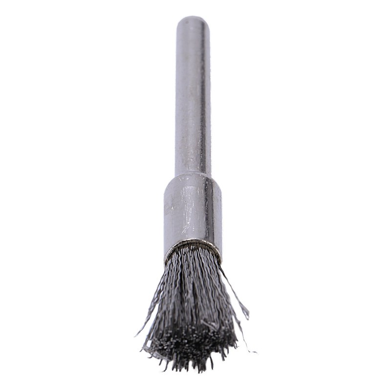 10 pc Stainless Steel 1/4 inch (6mm) Pen Wire Brush #532 for Dremel