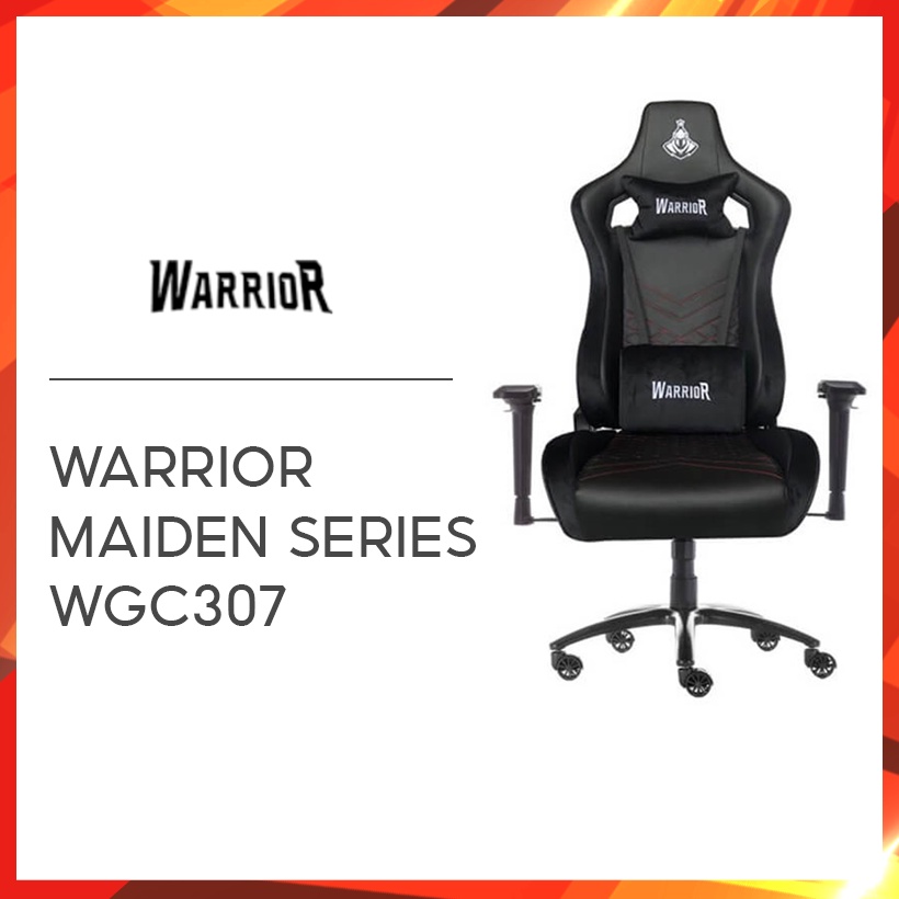 Ghế gaming Warrior Maiden Series WGC307 Da đục lỗ siêu thoáng khi,chân kim loại