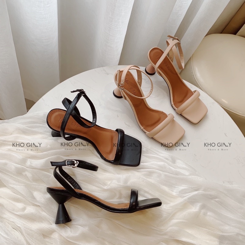 Sandal quai ngang gót chóp G0301-02