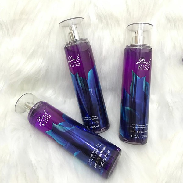 Xịt thơm toàn thân Bath & Body Works Fine Fragrance Mist - Dark Kiss 30ml/50ml/100ml/250ml 𝕃𝕒𝕧𝕚𝕖𝟘𝟘𝟙 𝕊𝕙𝕠𝕡