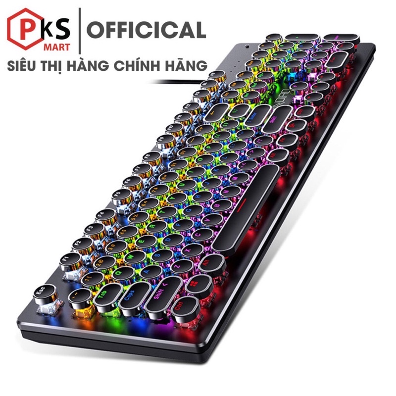 [QUÀ TẶNG 01 MÓC DÁN TƯỜNG] Bàn Phím Chuẩn Cơ 100% Gaming YNOIAO ZK4 Blue Switch Bảo Hành 12 Tháng Lỗi Đổi Mới