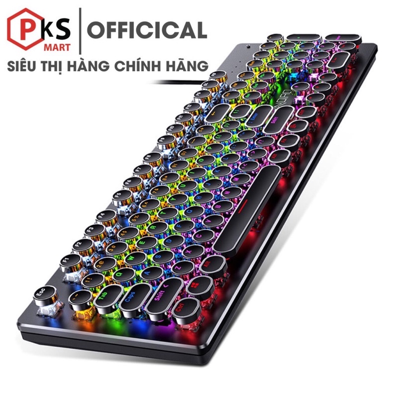 Bàn Phím Chuẩn Cơ 100% Gaming YNOIAO ZK4 Blue Switch Bảo Hành 12 Tháng Lỗi Đổi Mới - PKSMART