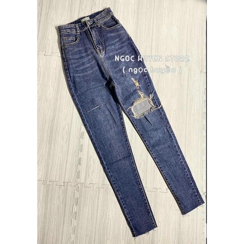 Quần jean cap cao cho nữ hót 2021