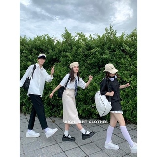 ÁO SƠ MI BASIC FORM RỘNG UNISEX NAM NỮ