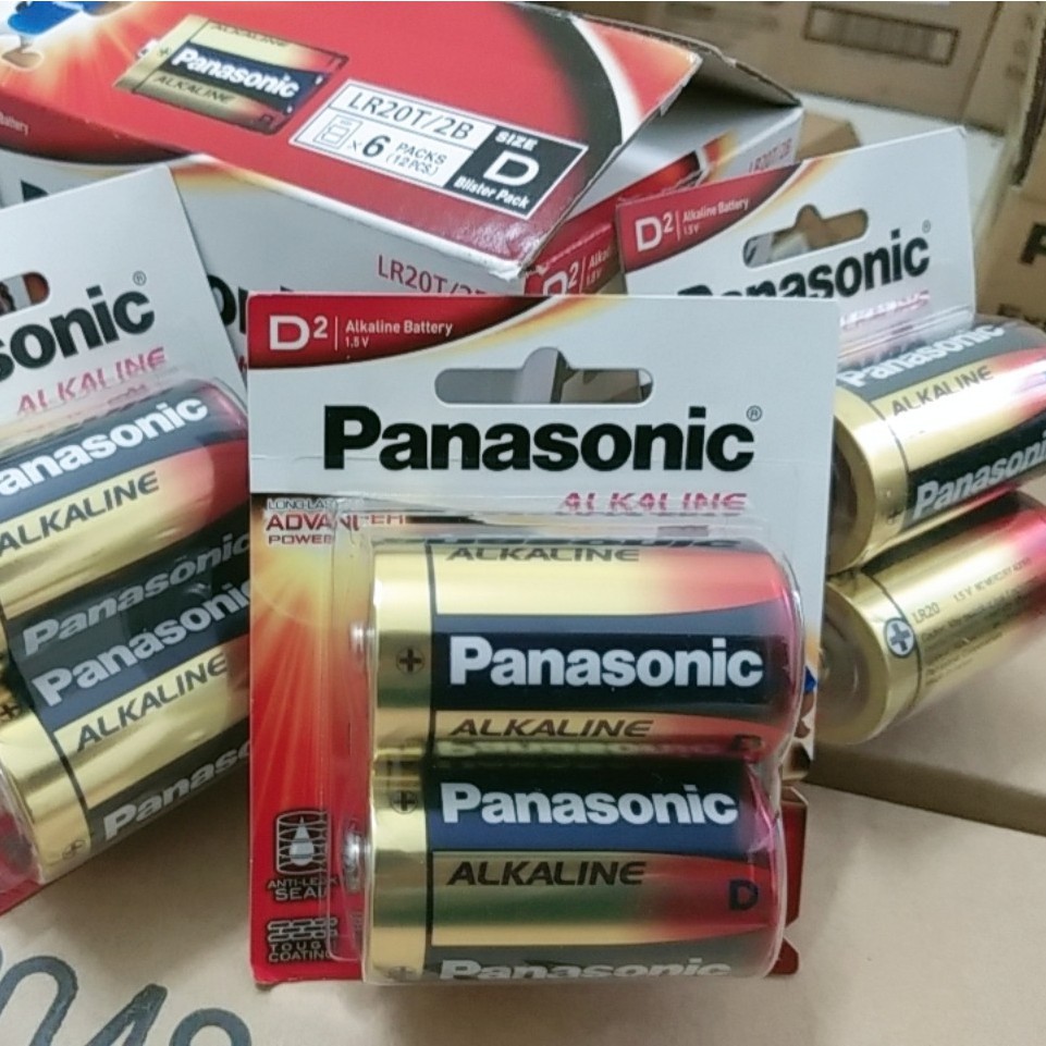 [CHÍNH HÃNG]  Pin Đại Panasonic Ankaline 1,5V (LR20T)