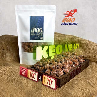 Kẹo me cay 400G Làng Ăn Vặt loại 1, đồ ăn vặt Đà Lạt, thơm ngon bổ rẻ