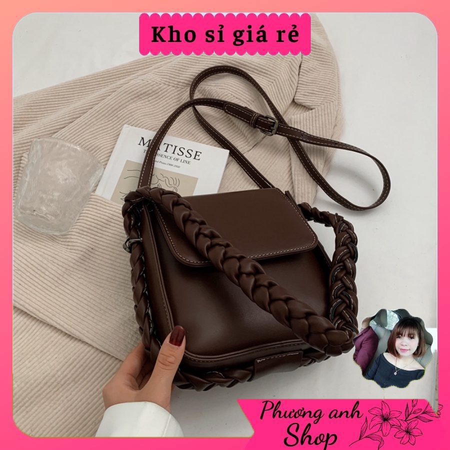 Túi túi xách nữ đeo chéo dây đan sang chảnh M123 VG652
