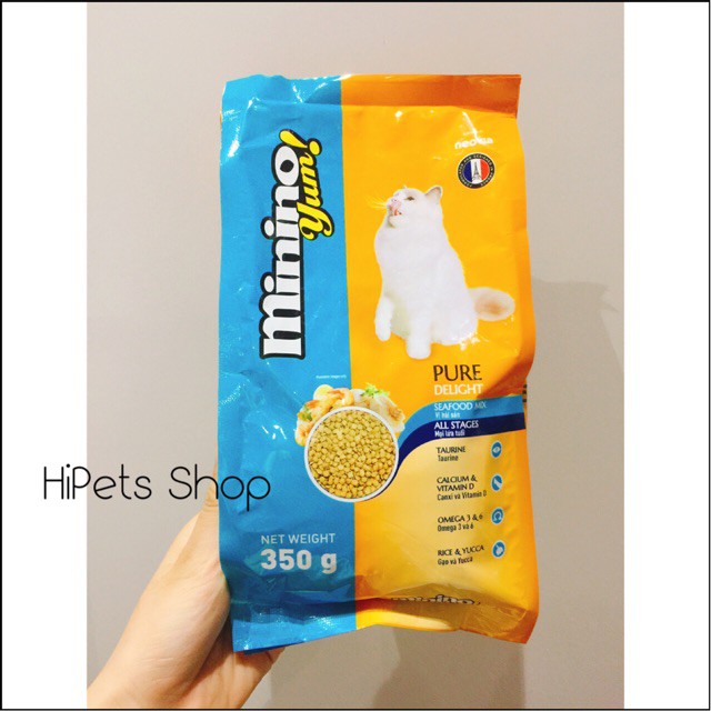 Thức ăn Blisk mới Minino Yum vị hải sản 350gr - Mã LZP-S079