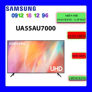 FREESHIP _ Smart Tivi Samsung UA55AU7000 4K UHD 55 Inch 55AU7000 thumbnail