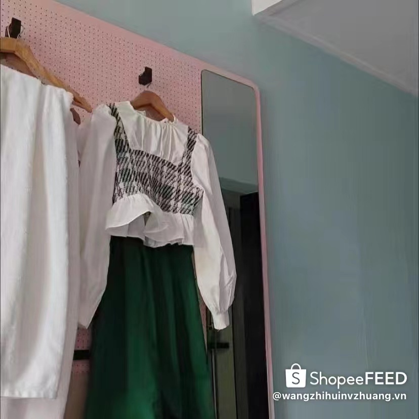 Áo Sơ Mi Giả Hai Lớp Tay Dài Dáng Rộng Phong Cách Hàn Quốc Thời Trang 2022