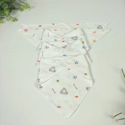 Yếm Tam Giác Cho Bé Quấn Cổ Quàng Cổ Yếm Dãi Ăn Dặm Cotton Cho Bé Sơ Sinh Đến 4 Tuổi BÔNG BI KIDS STORE