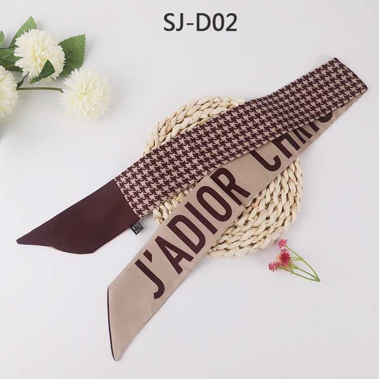Khăn Quàng Cổ / Túi Xách Bằng Lụa Cỡ Nhỏ Trang Trí Dây Ruy Băng Dài 24 Giờ