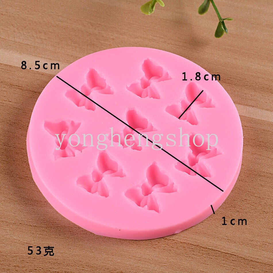 Khuôn Silicone Làm Bánh/Xà Phòng/Sô Cô La/Xà Phòng Hình Nơ Dễ Thương