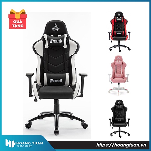 Ghế WARRIOR Raider Series WGC206 Hồng/Đen/Đen trắng/Đỏ bọc da dành cho game thủ