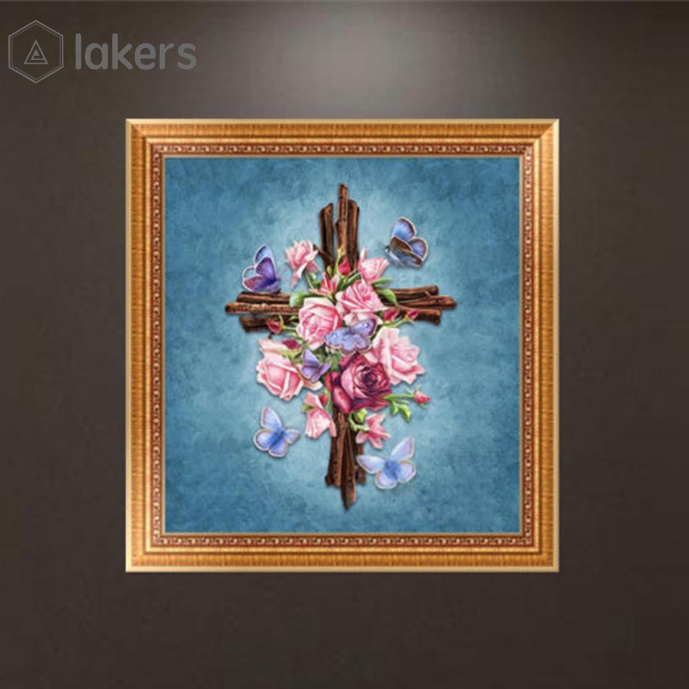 Tranh Thêu Hoa Kim Cương 5d