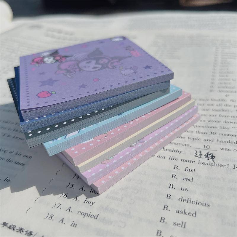 Sanrio mymelody Kuromi Cinnamoroll Giấy Dán Ghi Chú Đánh Dấu Trang Sách Thiết Kế Đáng Yêu Cho Trẻ Em