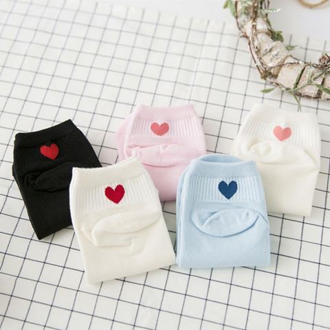 Tất cổ ngắn ⚡ FREESHIP Đơn Từ 250K ⚡ Tất tim ngắn cổ Hàn Quốc - Tất Đẹp Chất Lượng Khách Chọn Mẫu