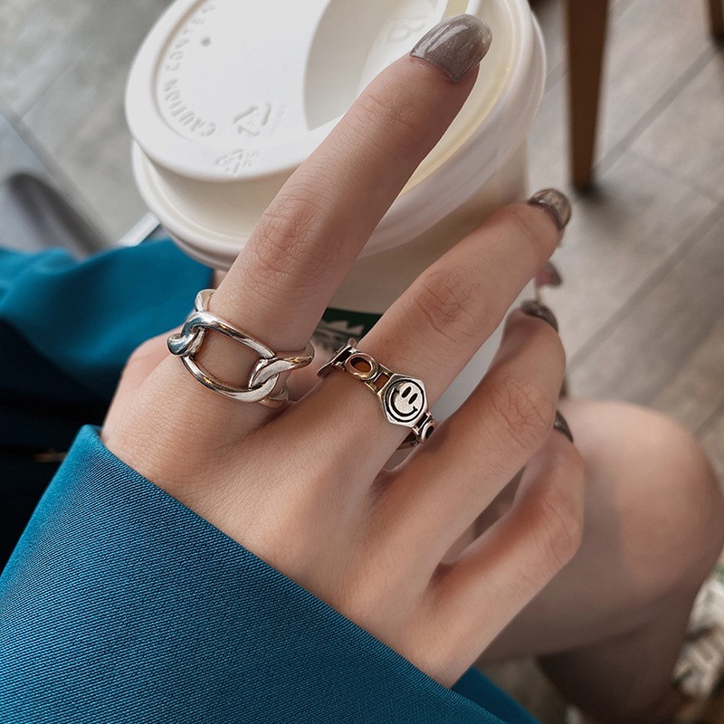 [Mã FAMARAL2 giảm 10K đơn 50K]Nhẫn bạc nữ TOBI SILVER nhiều kiểu dáng cá tính N68
